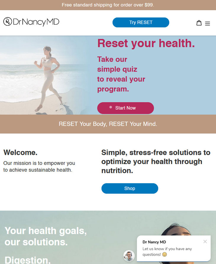 dr nancy website